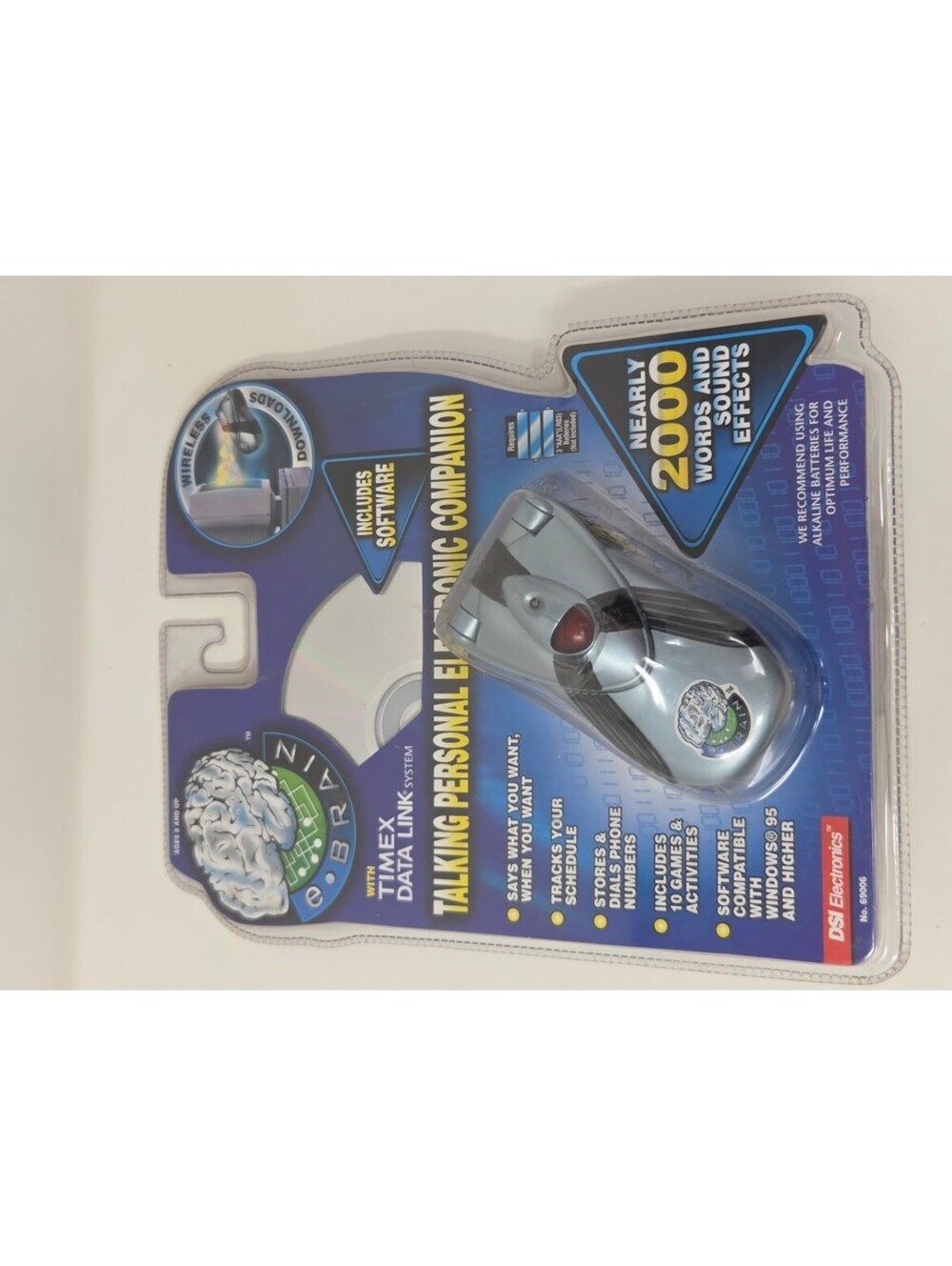 Vintage EBrain Timex Data Link Talking Personal Electronic Companion Sealed New